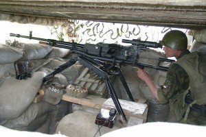 Українські бійці захопили російський важкий кулемет біля Докучаєвська