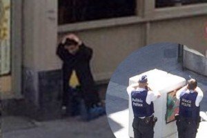 У Брюсселі оточили людину "у пальто з дротами"