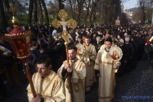 Обидві колони "хресної ходи" вже прибули в Київ