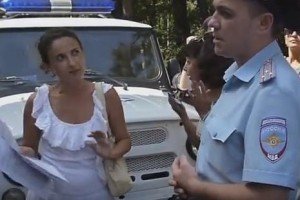 Силовики розігнали мітинг у Сімферополі проти окупаційної влади – відео