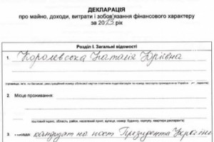ЦВК оприлюднила доходи Королевської та Богомолець