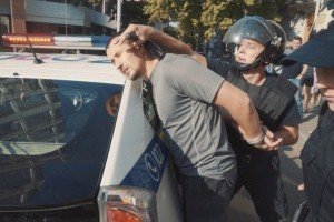 Поліція затримала трьох учасників блокування будівлі "Київміськбуду" – відео