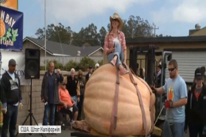 Будні вчителів: американка виростила майже 900-кілограмовий гарбуз