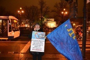 У Санкт-Петербурзі відбулися одиночні пікети на підтримку кримських татар &ndash; відео