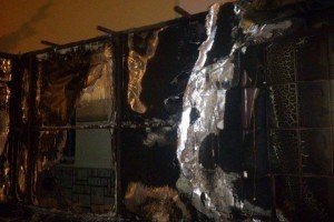 У Луцьку вогонь знищив Меморіал Героїв Небесної Сотні