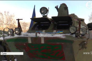 У Сумах відбувся масштабний парад військової техніки з АТО
