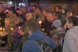 У Володимирському соборі відбулася поминальна служба за полеглими "кіборгами"