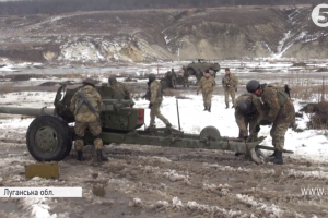 Бойовий вишкіл на Луганщині: як тренуються артилеристи та мінометники в АТО