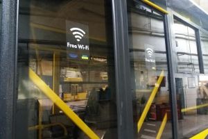 У київських тролейбусах з'явився "Free Wi-Fi"