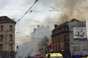 У Брюсселі стався потужний вибух у житловому будинку: є поранені – відео