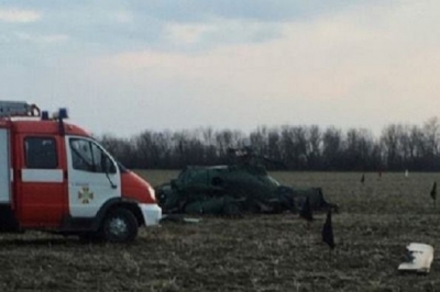Неподалік Краматорська розбився військовий гелікоптер Мі-2