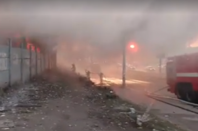 У Києві на одній із станції метро спалахнула пожежа на складах