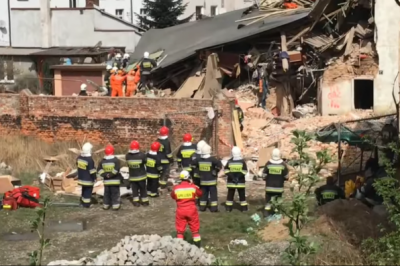 Обвал будинку в Польщі