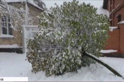 Харків засипало снігом