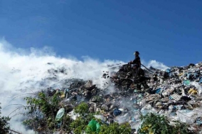 Пожежа на сміттєзвалищі