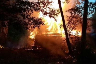 пожежа на території кіностудії Довженка 