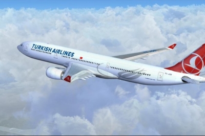 Самолет авиакомпании Turkish Airlines 