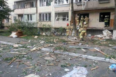Вибух у Голосіївському районі Києва