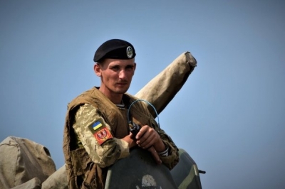 Приводнение БТР-80 36-й бригады морпехов