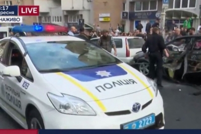 Вибух авто на Бессарабці