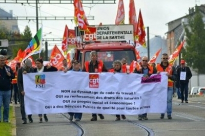 акції проти трудової реформи Макрона