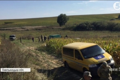 Падіння військового літака на Хмельниччині