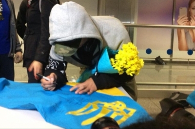 Українська збірна Марафону морської піхоти США у "Борисполі"