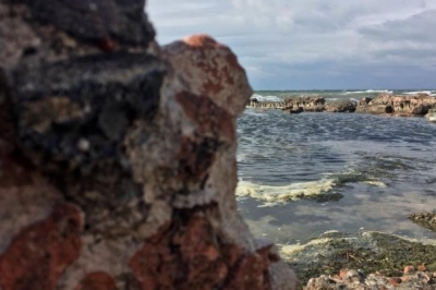 Бердянск осенью, море