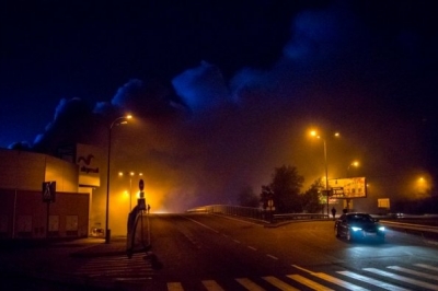 У Києві Вночі горів гіпермаркет "Ашан"