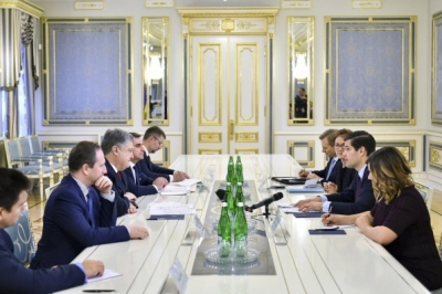 Зустріч Аарона Весса Мітчелла та Петра Порошенка