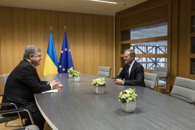 Петро Порошенко та Дональд Туск