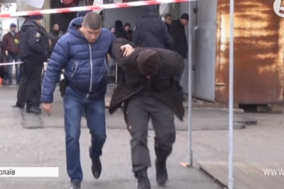 Напад на центральний ринок у Миколаєві