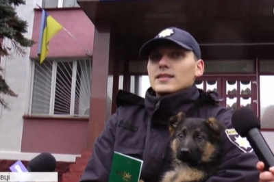 У чернівецьких патрульних з'явилися нові помічники