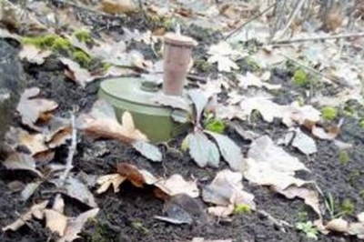 Схрон з боєприпасами в АТО