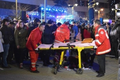 Феєрверк травмував студентку на відкритті ялинки в Івано-Франківську