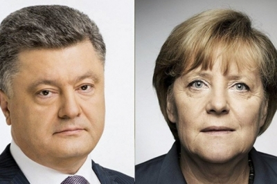 Петро Порошенко та Ангела Меркель