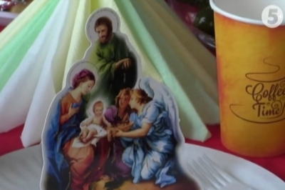 Різдвяна їжа для безпритульних