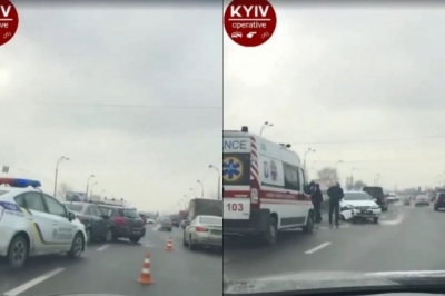 ДТП на виїзді з Троещини