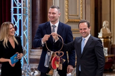 Кличко передає ключі від "Євробачення"