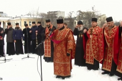 Освячення земельної ділянки під Меморіал пам'яті "Небесної сотні"