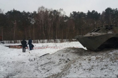 Місце загибелі військового 