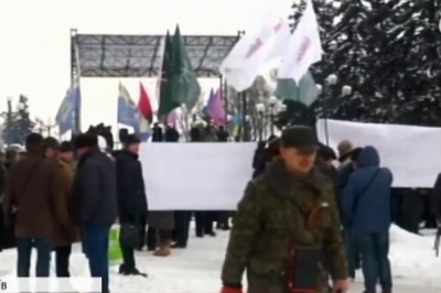 Протест ветеранів силових структур під ВР