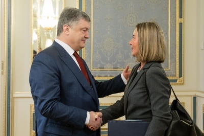 Петро Порошенко та Федеріка Могеріні