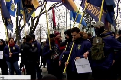 Під АП відбувся мітинг за звільнення Олексія Савченка