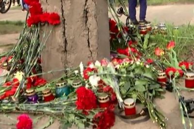 Вшанування загиблих у ДТП в Кривому Розі