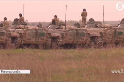 БМП-1АК на Рівненському полігоні