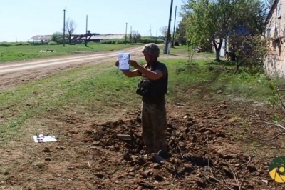 Наслідки обстрілу Троїцького