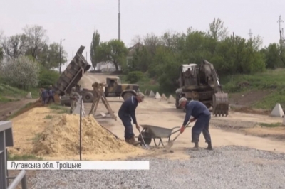 Відбудова мосту в Троїцькому 