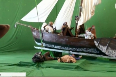 Зйомки кораблетрощі у фільмі "Тільки Диво"