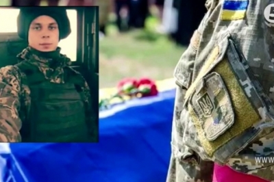 На Донеччині попрощалися з 22-річним бійцем Денисом Остроушком